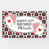 Casino Birthday Party Banner (Horizontaal)