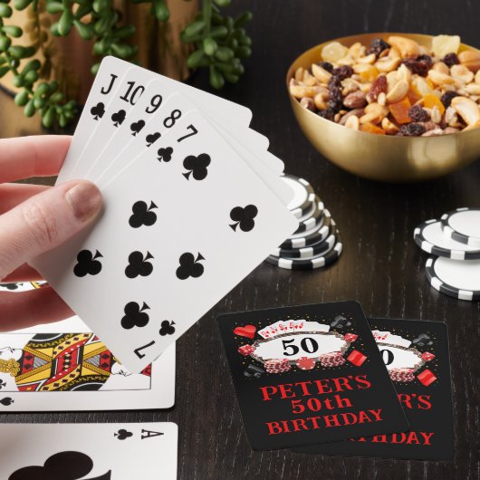 Casino Birthday Party Favors-speelkaarten Pokerkaarten (Insitu)