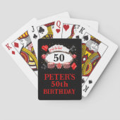 Casino Birthday Party Favors-speelkaarten Pokerkaarten (Achterkant)