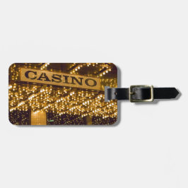 Casino Bright Lights Las Vegas Gambling Money Bagagelabel