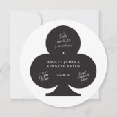 Casino Bruiloft Bewaar de datum Save The Date (Voorkant)