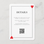 Casino Bruiloft invoegen Kaart (Voorkant)