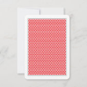 Casino Bruiloft RSVP Kaart (Achterkant)