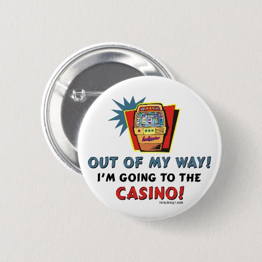 Casino-Buttonnen Ronde Button 5,7 Cm (Voorkant /achterkant)
