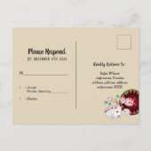 casino, casinonacht, Briefkaart RSVP (Achterkant)