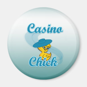Casino Chick #3 Magneet