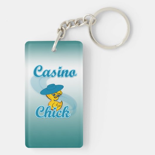 Casino Chick #3 Sleutelhanger (achterkant)