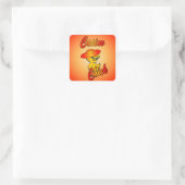 Casino Chick #5 Vierkante Sticker (Tas)