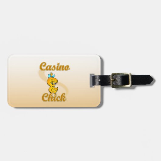 Casino Chick Bagagelabel (Voorkant horizontaal)
