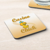 Casino Chick Drankjes Onderzetter (Linkerzijde)