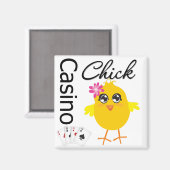 Casino Chick Magneet (Voorkant / Achterkant)