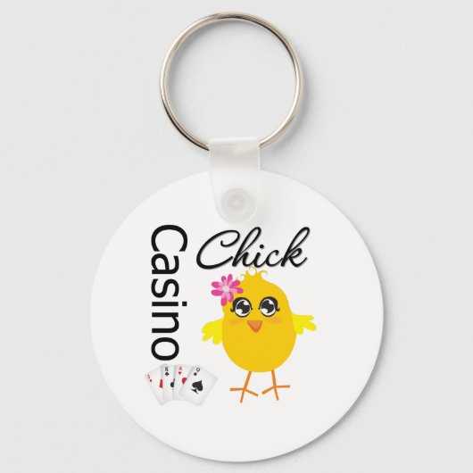 Casino Chick Sleutelhanger (Voorkant)
