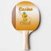 Casino Chick Tafeltennisbatje (Achterkant)