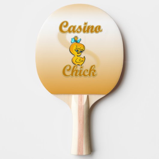 Casino Chick Tafeltennisbatje (Voorkant)