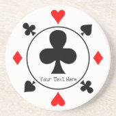 Casino Chip Onderzetter (Voorkant)