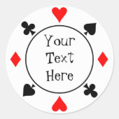 Casino Chip Sticker (Voorkant)