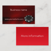 Casino Chip Visitekaartje (Voorkant / Achterkant)