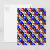 Casino Chips Briefkaart (Voorkant / Achterkant)