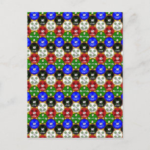 Casino Chips Briefkaart