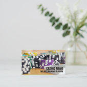 Casino-chips, casino, gamingindustrie visitekaartje (Staand voorkant)