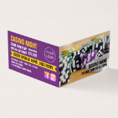 Casino Chips, Casino Manager gedetailleerd Visitekaartje (Buitenkant)