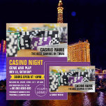 Casino-chips, Casino Night, gamingindustrie Flyer<br><div class="desc">Casino Chips,  Casino Night,  gamingindustrie Adverteren flyers door de winkel van het Visitekaartje.</div>