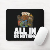 Casino Chips Roulette Slots Ker Vegas Gambling Car Muismat (Met muis)