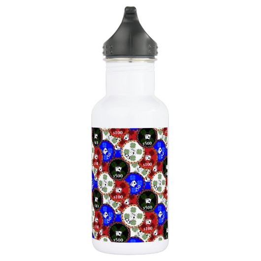 Casino Chips Waterfles (Rechts)
