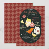 Casino Cocktails Las Vegas Verjaardag Dobbelsteen  Kaart (Voorkant / Achterkant)