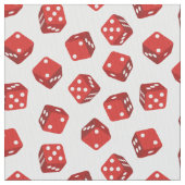 Casino Craps Spel Rode Dice Stof (Close Up)