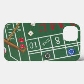 Casino Craps Table met Chips en Dice Case-Mate iPhone Case (Achterkant (horizontaal))