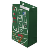 Casino Craps Table met Chips en Dice Klein Cadeauzakje (Achterkant Gekanteld)