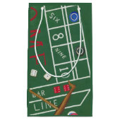 Casino Craps Table met Chips en Dice Klein Cadeauzakje (Voorkant)