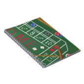Casino Craps Table met Chips en Dice Notitieboek (Rechterzijde)