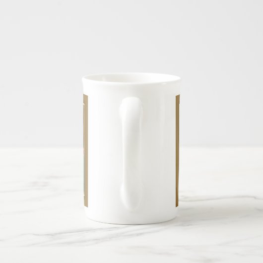 Casino Craps Table met Chips en Dice Porselein Kop (Achterkant)