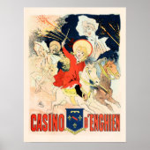 CASINO D' ENGHIEN, door Jules Cheret  Paris Poster (Voorkant)
