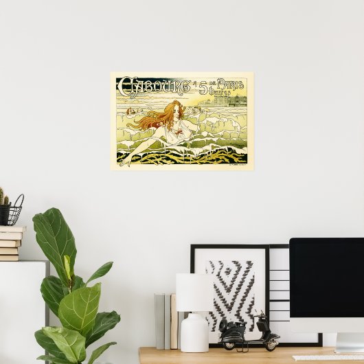 CASINO DE CABOURG Paris Henri Privat Livemont Art Poster (Thuiskantoor)