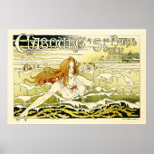 CASINO DE CABOURG Paris Henri Privat Livemont Art Poster (Voorkant)