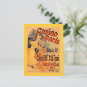 Casino de Paris  Art Poster Briefkaart (Staand voorkant)