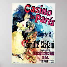 CASINO DE PARIS Camille Stefani  Frans Poster