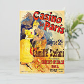 Casino de Paris door Jules Cheret, oude poster Kaart (Staand voorkant)