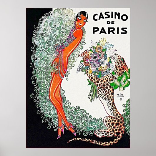 Casino de Paris - Glamour van de Roaring Twenties Poster (Voorkant)