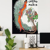Casino de Paris - Glamour van de Roaring Twenties Poster (Thuiskantoor)