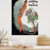 Casino de Paris - Glamour van de Roaring Twenties Poster (Keuken)