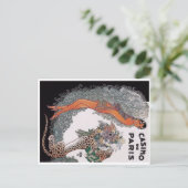 Casino de Paris - Josephine Baker (1930) Briefkaart (Staand voorkant)