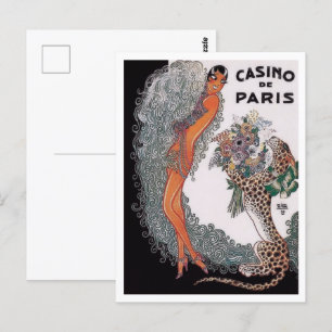 Casino de Paris - Josephine Baker (1930) Briefkaart