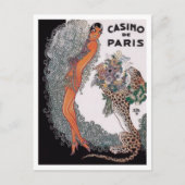 Casino de Paris - Josephine Baker (1930) Briefkaart (Voorkant)
