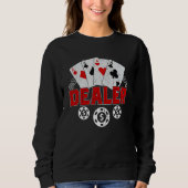 Casino Dealer Halloween Costume Shirt Pokbli (Voorkant)