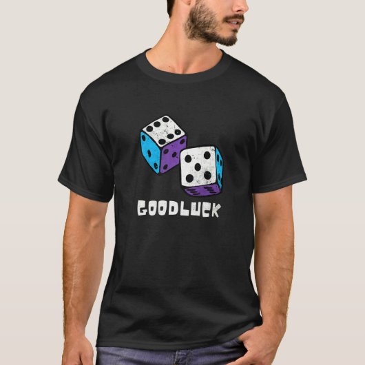 Casino Dice Player Casino T-shirt (Voorkant)