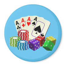 Casino Dice Poker chips Kaarten